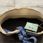 SEA & GRASS X Fabfitfun Straw Visor with Ribbon Photo 8