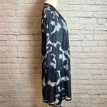 Chico's Women's 0 Navy Coastal Patterned Cardigan Rayon Blend Chic Neutralcore Photo 1