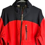 REI Elements Women’s Windbreaker Weatherproof Jacket Size Large Red Photo 2