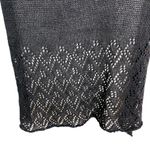 Liz Claiborne  Scarf Wrap Black Crochet 78" x 24" New Photo 12