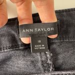 Ann Taylor  Mid Rise Tapered Jeans Women Size 18 Washed Black High Rise Casual Photo 10