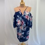 Yumi Kim  Celine‎ Blue Floral Flutter Sleeve Mini Dress Photo 2