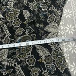 Bailey 44 Viola Floral Ruffle Chiffon Minidress Black Multi Size 6 Photo 12