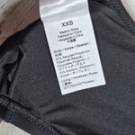 J.Crew  Scrunchie-strap squareneck bikini top‎ Black XXS NWT Photo 4