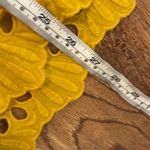 I.N.C. Yellow eyelet coverup or blouse xs/0 Photo 4