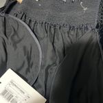 Valentino black velvet smocked knee length waist skirt NEW 40 / US4 elegant chic Size 4 Photo 4