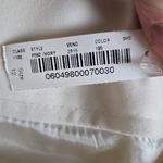 White House | Black Market WHBM Ivory High Rise Wide Leg Trousers Flare Leg USA Made Dress Pants Size 12 Photo 6