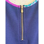 Lilly Pulitzer  Blue Purple Floral Wrap Tank Dress, size Small Photo 5