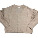 Tularosa x Revolve Lonestar V Neck Sweater in Peach Women’s US XS Photo 0