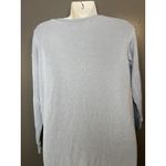 ATM Dress Womens XS Light Blue Long Sleeve Sweatshirt Tunic Pockets Hemp Knit Photo 6