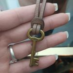 Fossil vintage brown leather crossbody bag Photo 4