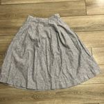Uniqlo Light Blue Linen Full Skirt XS Photo 0