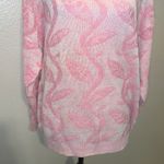 Eminent Vintage pink retro collared knit sweater Photo 2