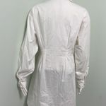 Mulla White shirt dress hidden buttons size medium Photo 4