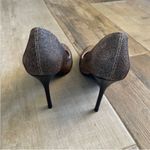 Banana Republic  Hello Sole Mate Gold Metallic Heels size 6 Glitter Stiletto Pump Photo 5