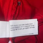 ZARA MID RISE RED STRAIGHT JEANS SZ 4 New Without Tags Photo 6