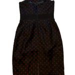 White House | Black Market Silk Strapless Black Red Cocktail Prom Party Dress Photo 5