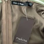 Doe & Rae Strapless Ruffle Dress, Taupe, Medium Photo 6