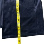 Talbots Luxe Velour Open Cardigan 1X Navy Purple Stretch Flowy Oversized Loose Photo 3