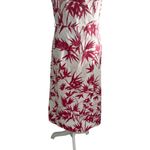Ralph Lauren POLO 100% Linen Cream Red Botanical Linen Wrap Dress Size 6 Photo 8
