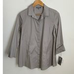 Habitat  Placket Button Up‎ Blouse - Stone NWT size xs Photo 1