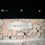 ALC Frank A.L.C 100% silk flowy dress pink floral shorts‎ size 2 Photo 3