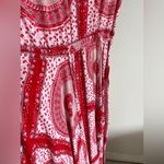 Jaase Salty Crush x Paisley Maxi Dress Red/White (Small) Photo 5