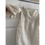 ASOS  Women's 6 NEW Ivory Textured Babydoll Party Dress‎ Cocktail Photo 1