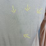 Free People  Light Pink Ribbed Long Sleeve Tunic Photo 7