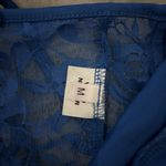 Lace Corset Top Blue Photo 3