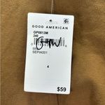 Good American Tan Drawstring Joggers NWT Women's Size 4 Brown Stretch Pants Photo 6