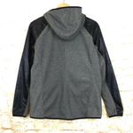 Under Armour  Jacket Women M Black Gray ColdGear Fleece Infrared Loose Fit Hooded Photo 9