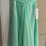 Chic One Shoulder Dress in Mint by [Brand] Green Size 4 Photo 0