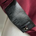 Anthropologie By • Cowl-Neck Liquid Shine Top Pinkish Red Photo 7