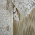 HD in Paris Anthropologie  White Lemon Lily Lace Blouse Photo 2