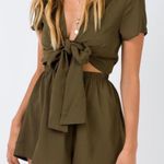 Rhythm Princess Polly Romper Khaki Photo 1