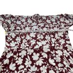 Eloquii Red Floral Long Sleeve Tie Neck Knee Length Dress Stretchy Plus Size 22 Photo 12