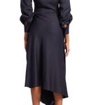 Jacquemus Le Souk La Robe Madhia Long Sleeve Dress in Navy Photo 4