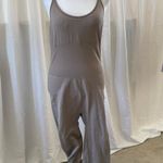 PINK - Victoria's Secret Women's PINK Active Taupe Jumpsuit L Photo 0