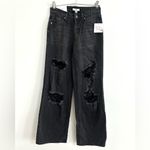 BP NWT Black Washed Distressed Low Rise Jean Y2K. Sz: 23 Photo 2