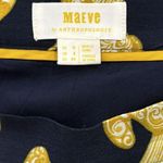 Anthropologie Maeve Women's Gold/Yellow/Black Horse Pleated Midi Skirt Sz 2 Photo 9