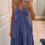 Blanco By Nature Blue Halter neck Dress Photo 0