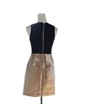 Eliza J  Metallic Cocktail Dress Sleeveless Gold Mixed Media Fairy Photoshoot 2 Photo 1