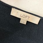 Loft Ann Taylor Womens Tunic Top Ribbed Hi Low Hem V Neck Blue S Photo 2