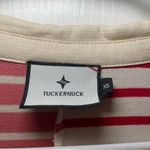 Tuckernuck  XS Women's Dress Red/pink Striped 3/4 Sleeve Polo Ashton Quiet Luxury Photo 3