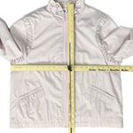 Vintage Nordstrom Baby Pink Light Windbreaker Ruffle Mock Neck Jacket size M / L Size M Photo 3