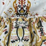 Free People  Intimately Strapless Tube Top Ruffle Paisley Top Size Small #1349-LA Photo 8