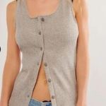 Free People tank top intimately small ribbed salt pepper NEW most wanted Photo 1