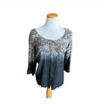 Gimmicks by BKE Womens  Dye Dip Open Back Flowy Boho Top - Sz S Photo 3