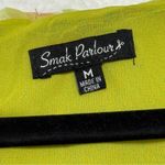 Unique Vintage NWT Smak Parlour Medium 6-8 Avocado Strawberry Print Flare Dress Photo 4